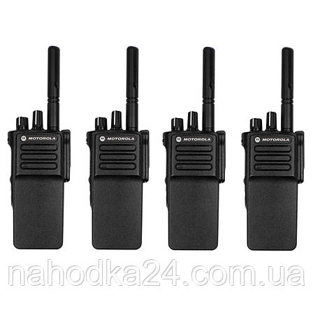Рація Motorola DP4400e VHF(136-174 МГц) + AES 256Li-Ion 2450 mAh Комплект 4 шт, фото 1