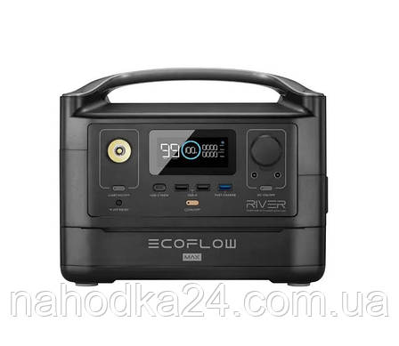 Зарядна станція EcoFlow RIVER Max 576Wh 160000mah Black, фото 2