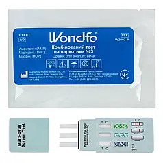 Тест на 3 наркотики: марихуана, морфін, амфетамін