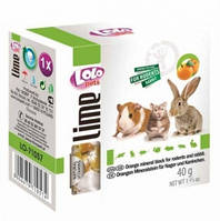 Мел для грызунов с апельсином 40 гр, Lolo Pets Lolo Pets Мел для грызунов с апельсином