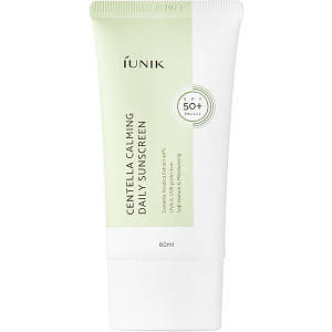 Сонцезахисний крем з екстрактом центели IUNIK Centella Calming Daily Moisture Sunscreen 50+ PA++++ 60 ml