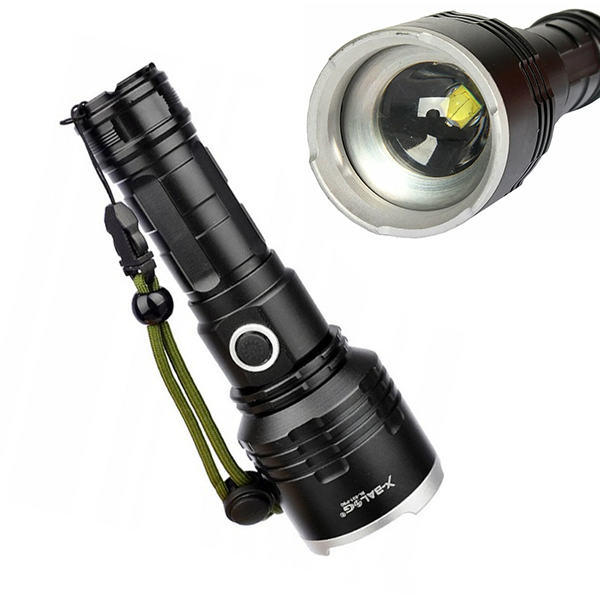 Ліхтарик акумуляторний X-Balog BL-531 P90 3 режими роботи з USB, фото 1