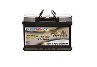 Акумулятор Electronicx Solar Edition batterie AGM 100AH 12V