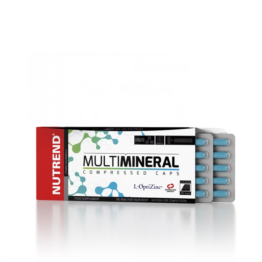 Комплекс мінералів MultiMineral compressed caps (60 капсул.) Nutrend