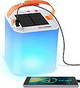 Надувний ліхтар для кемпінгу Mesqool CL2000, power bank 4200 mAh, сонячна панель, IP67, 9 режимів