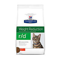 Лікувальний Сухий корм Hills Prescription Diet Weight Reduction r/d Chicken для зниження ваги у котів з куркою 3 кг., фото 3
