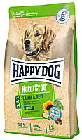 Сухой корм для собак с чувствительным пищеварением Happy Dog Naturcroq Lamm & Reis с ягненком и рисом 4 кг