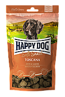 Мягкие лакомства для собак Happy Dog Soft Snack Toscanaк с вкусом утки и лосося 100 г