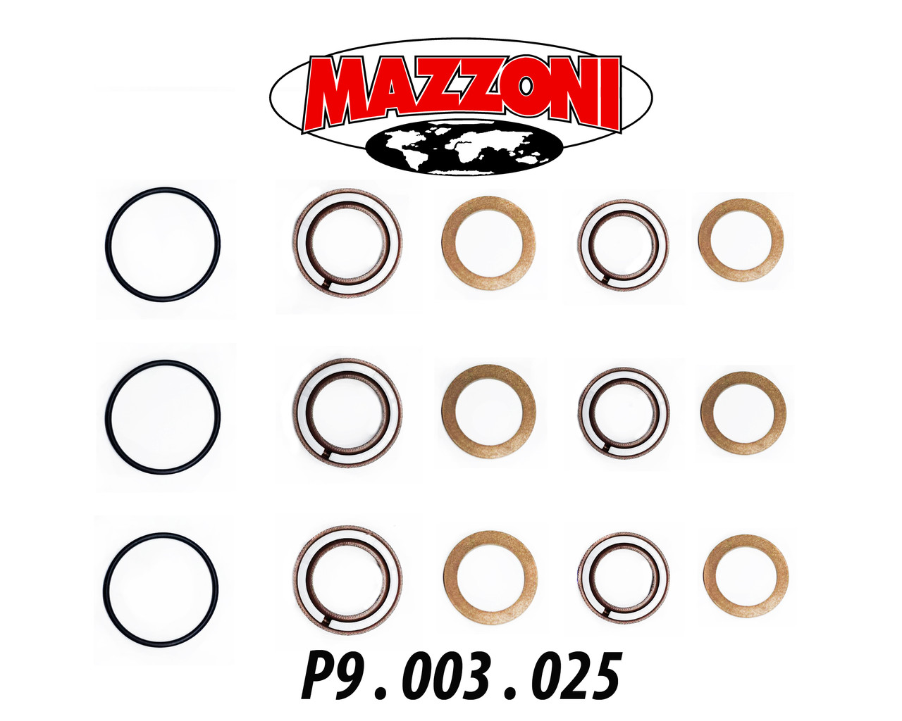 Ремкомплект сальників Mazzoni Kit P9.003.025