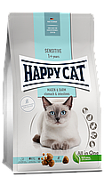 Сухой корм для кошек с чувствительным пищеварением Happy Cat Sensitive Magen & Darm с уткой и рисом 4 кг