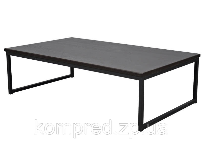 Журнальний кавовий столик чорний 1050х600х300 Kompred OL234