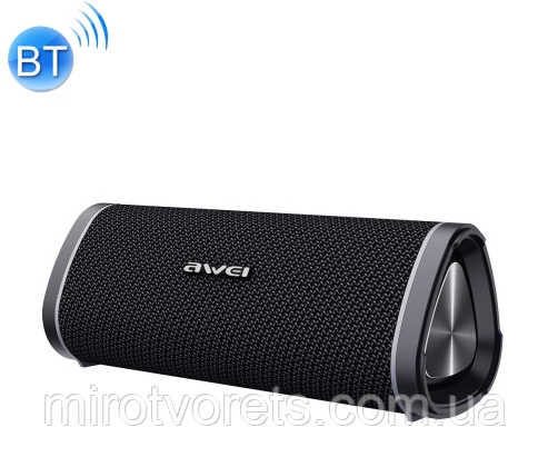 Портативна колонка Bluetooth Awei Y331 (Bluetooth, MP3, AUX, Mic, FM) 10Вт чорна
