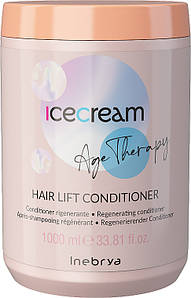 Кондиціонер регенеруючий для зрілих і рідкого волосся Inebrya Ice Cream Age Hair Therapy Lift Shampoo new 1000 мл