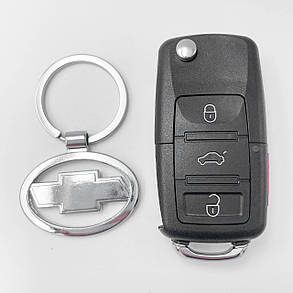 Брелок для ключів CHEVROLET (Шевроле) металевий, фото 3