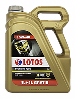 Олія LOTOS 5w40 Synthetic Plus SN/CF, A3/B4 (5 л)