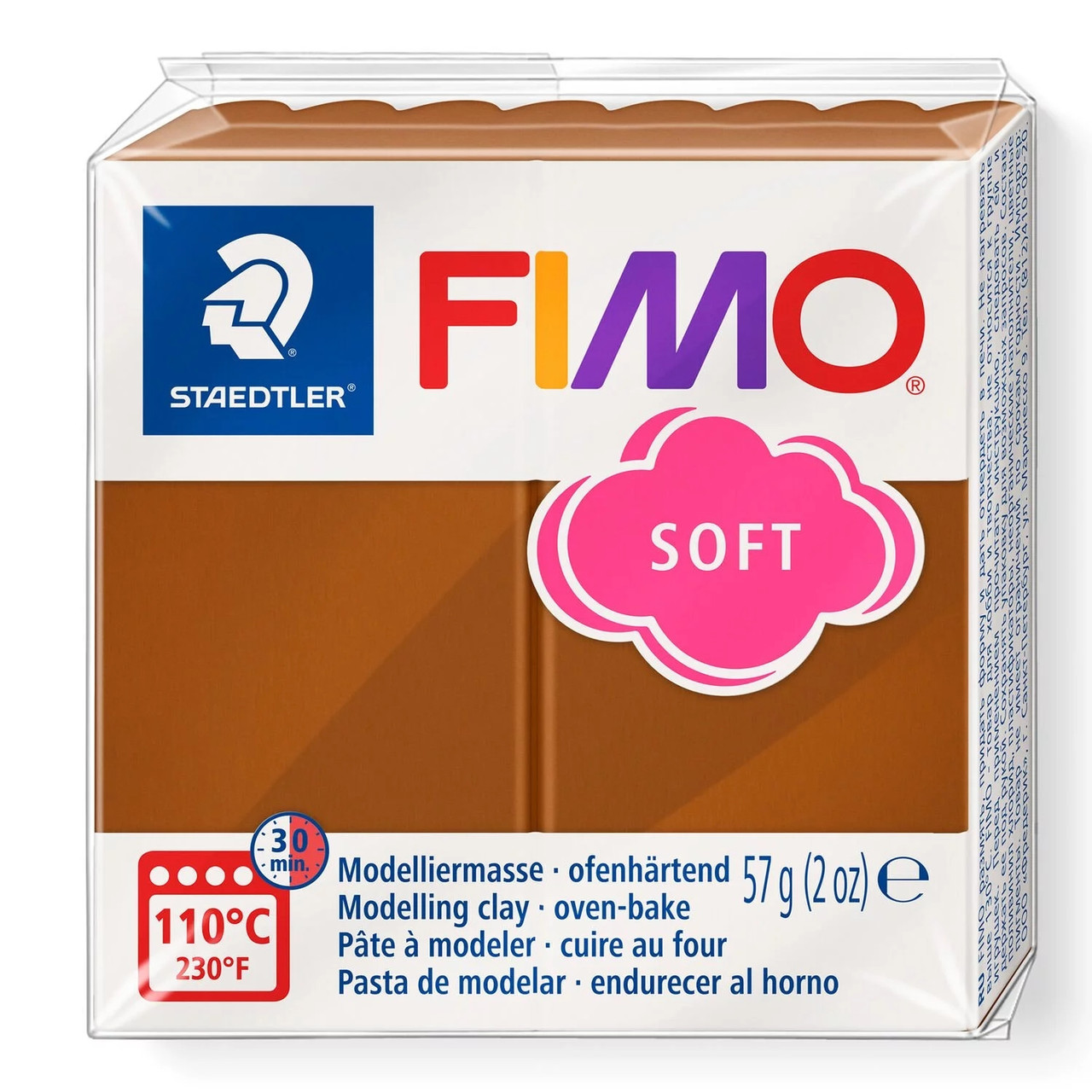 Полімерна глина Fimo Soft карамель 57 грам Staedtler, 80207, фото 1