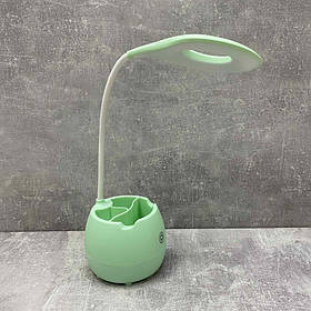 Настільна лампа акумуляторна LED з підставкою SST-813/1008808 зелена