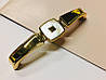 Ручка скоба з перламутром GU-W7161 ексклюзивна колекція глянсове золото 128 мм, фото 8