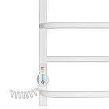 Рушникосушка електрична Flyme EF Comfort L (терморегулятор, таймер) ліве підключення, фото 7