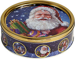 Різдвяне печиво Santa Claus Blue Jacobsens Bakery Данія 340 грамів у жерстяній банці