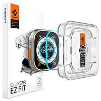 Защитное стекло Spigen Glas.tR EZ Fit 2-Pack для Apple Watch Ultra 1/2 49mm (AGL05556)