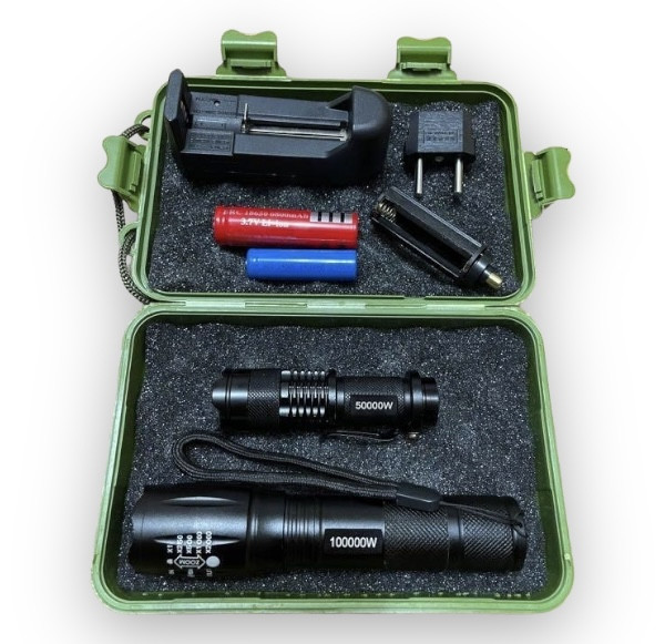 Фонарик Ручной Power Style JMD-937 Набор Из Двух Фонарей — Купить ...