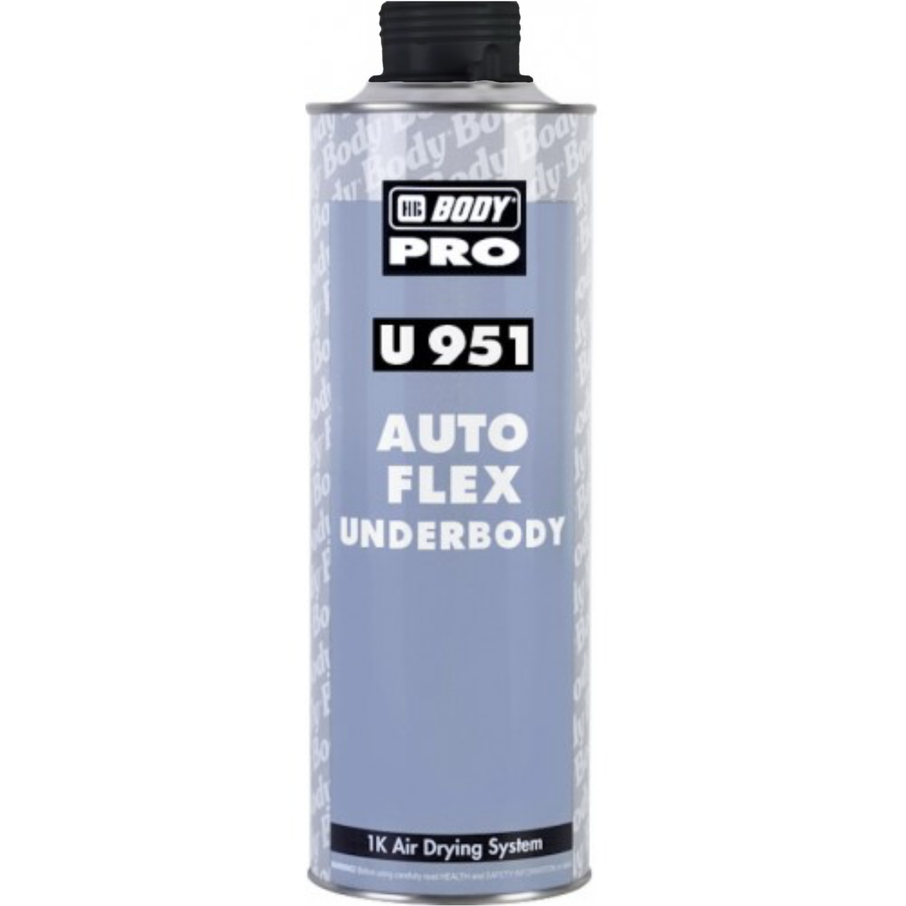 Антигравійне покриття HB BODY 951 Auto Flex Underbody, 1 л Чорний