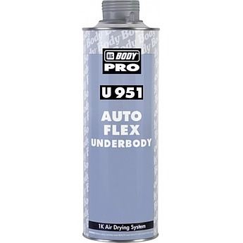 Антигравійне покриття HB BODY 951 Auto Flex Underbody, 1 л Сірий