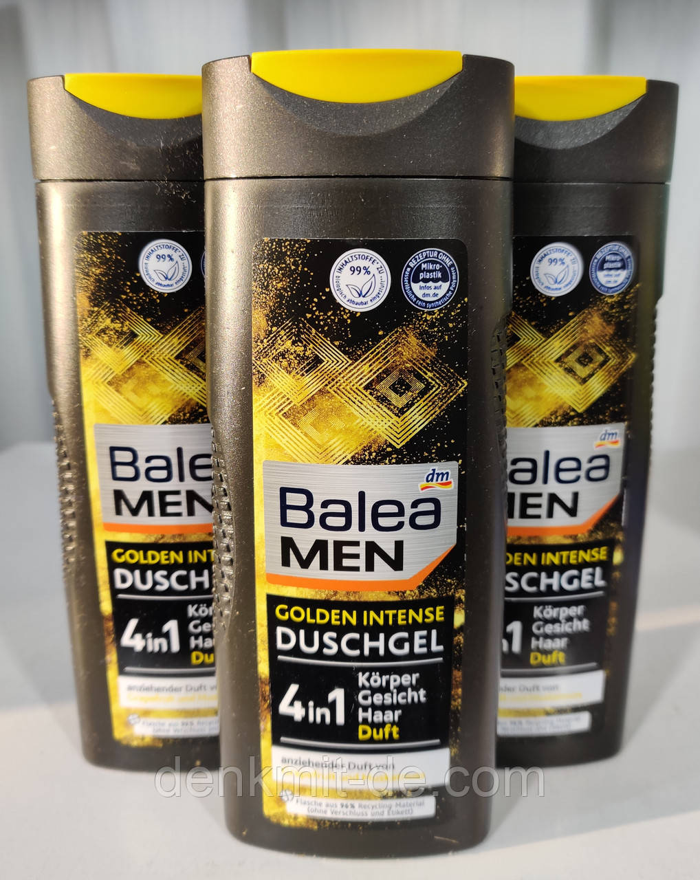 Шампунь + Гель для душу Balea Men 4 in 1 Golden intense, 300 мл