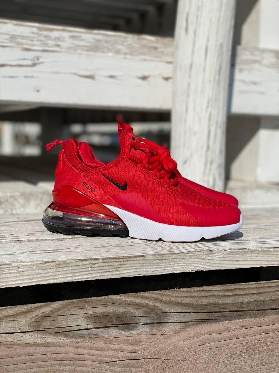 air max 270 red white