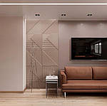 Гіпсові панелі 3D Hatch (3) DecoWalls™, фото 4