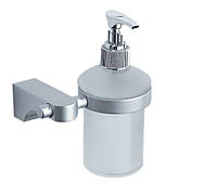 Дозатор жидкого мыла для ванной стакан Dishi 7652 Серый