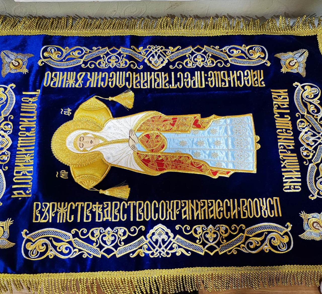 Плащаниця Пресвятої Богородиці 80*50см, фото 1