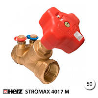 Балансировочный клапан Herz STROMAX-M 4017 М DN50 | 2" | Kvs 33.0