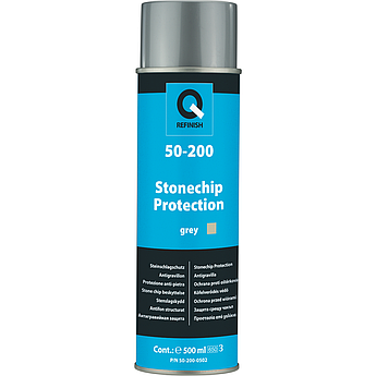 Антигравійне покриття Q-Refinish 50-200, 500 мл Аерозоль Сірий