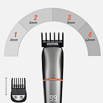 Тример для домашнього використання Hots Men`s Body Grooming Kit 6in1 (LK-860), фото 4