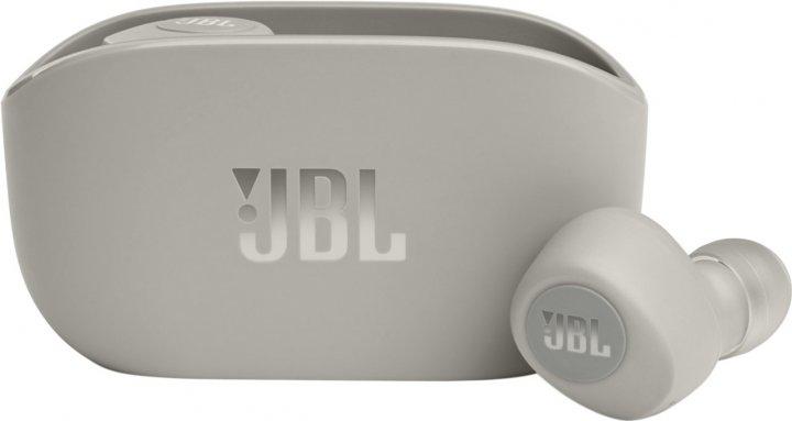 Беспроводные наушники JBL Vibe 100 (JBLV100TWSIVREU) Silver - фото 1 - id-p1735492829