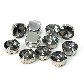 Стрази в оправі пришивні Круглі 8 мм Сірий 10 шт., фото 2