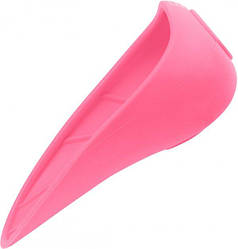 Поїлка-насадка на пляшку WAUDOG Silicone (рожева) 165х90мм