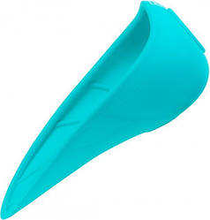 Поїлка-насадка на пляшку WAUDOG Silicone (блакитна) 165х90мм