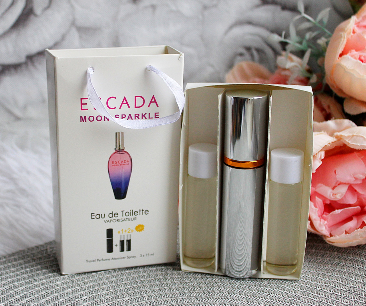Мініпарфуми з феромонами жіночі Escada Moon Sparkle 3х15 мл