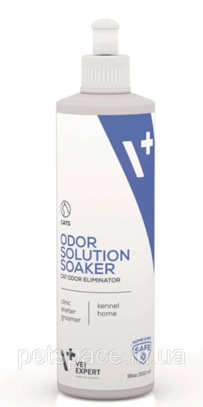 Знищувач запаху від котів VetExpert Odor Solusion Soaker (ВетЕксперт) 500мл