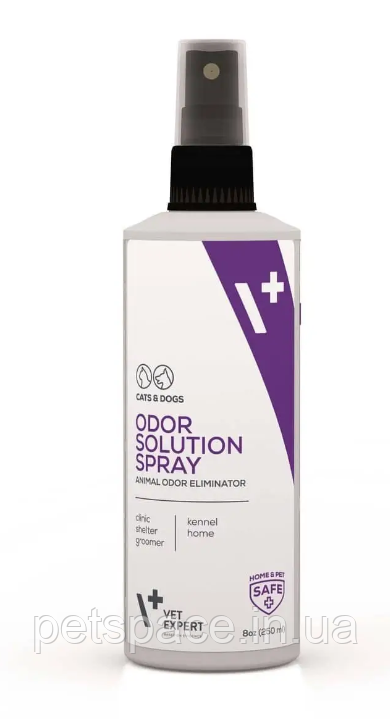 Знищувач запаху від тварин VetExpert Odor Solusion Spray (ВетЕксперт) 500мл