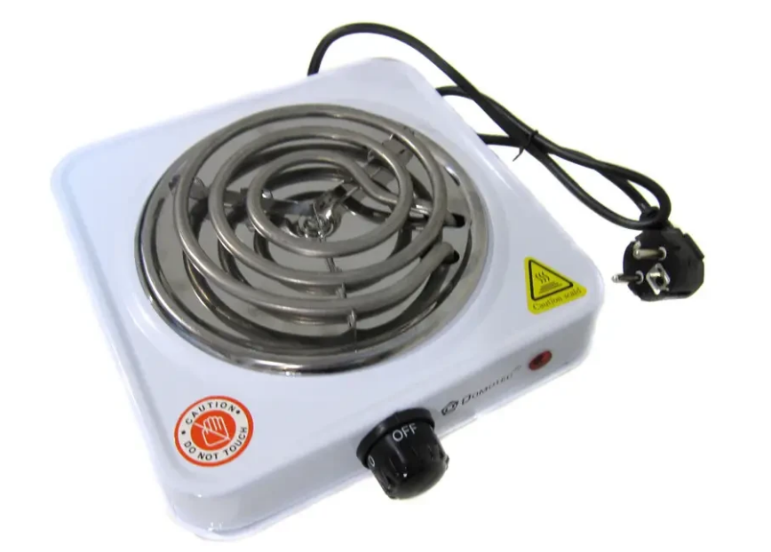 Портативная спиральная электроплита Domotec MS-5801 | Настольная кухонная плита 1000W - фото 2 - id-p1735518780