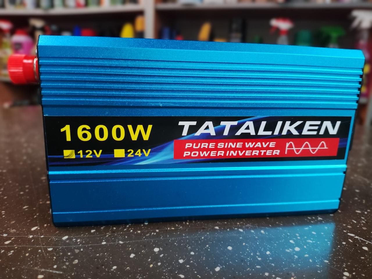 Перетворювач напруги (інвертор) 12-220V 1600W чистий сінус