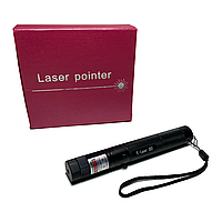 Лазерная указка Laser 303 зеленая мощная аккумуляторная фонарь лазер 16 см х 2 см х 2 см в коробке