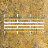 Трафарет для штукатурки Цегла 1 мм багаторазовий 602х309х1 tds-1.2, фото 3