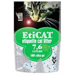 EtiCAT (ЕтіКЕТ) силікагелевий наповнювач для котячих туалетів 7.6 л