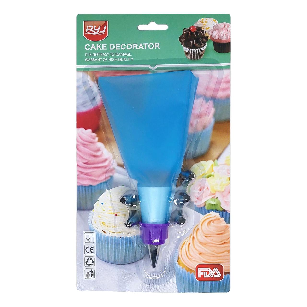 Кондитерський мішок FDA з перехідником та  насадками