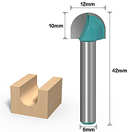 Фреза МА-13 радіусна для дерева, хвостовик 6 мм (для ручного фрезера) (dlt)